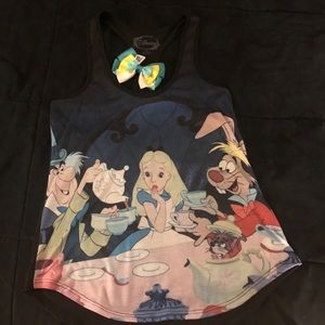 Alice in Wonderland Tea Party Tank Top